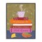 Stupell Industries Autumnal Mug on Bookstack Framed Giclee Wall Art Design by Be Ni La